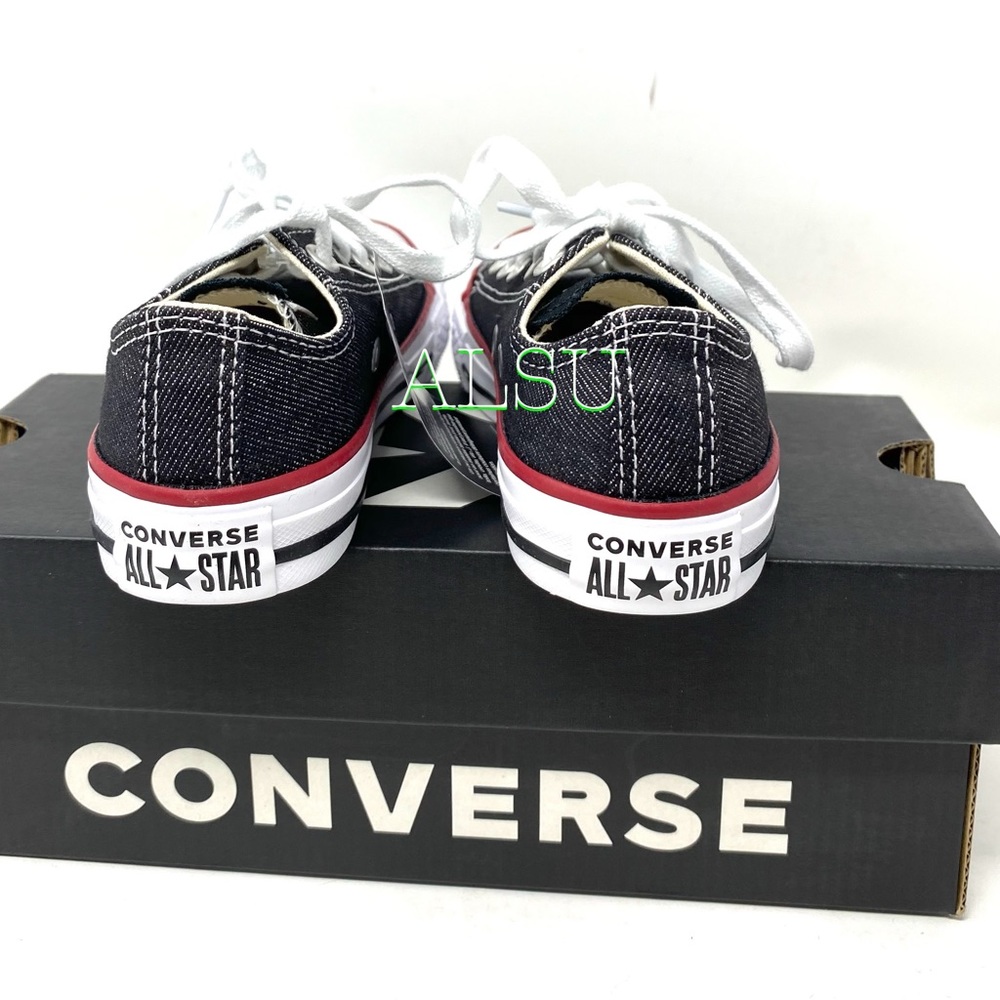 Converse Ctas Low Top Canvas Garnet Black Casual Sneakers Kid’s Size 363705F - Picture 6 of 10
